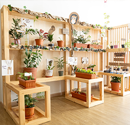 Puzzle Area & Indoor Gardening Zone
